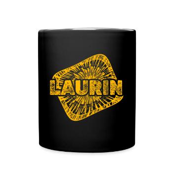 Sternenstaub Laurin - Tasse einfarbig - Schwarz - Vorne