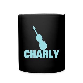 Viola Charly - Full Colour Mug - black - Front