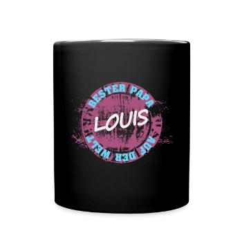 Cadeau pour Louis - Mug uni - noir - Devant