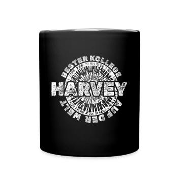 Geschenk für Harvey - Tasse einfarbig - Schwarz - Vorne