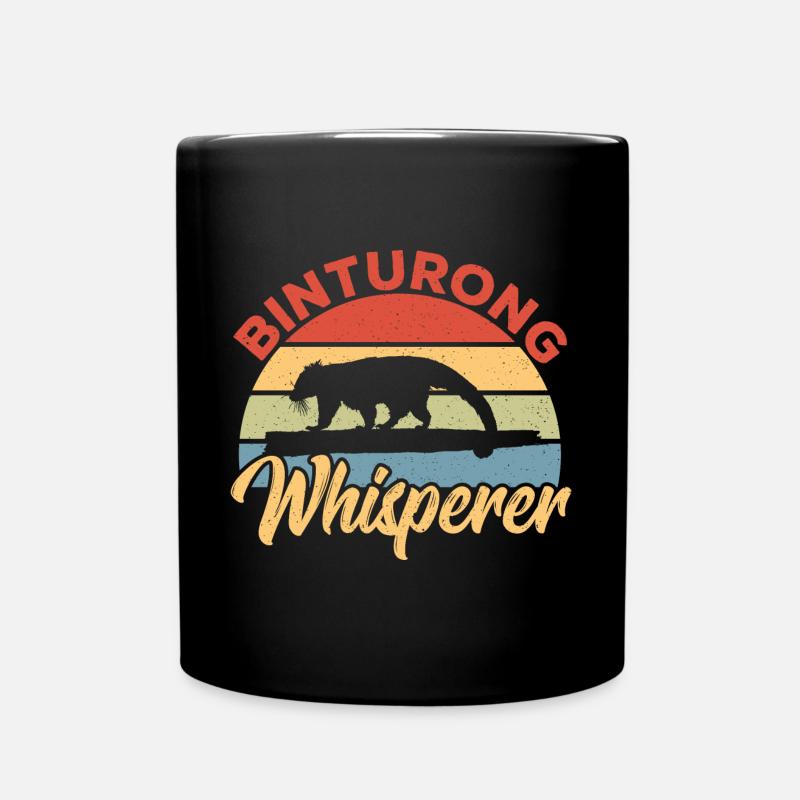 Binturong Bearcat Geschenk - Tasse einfarbig - Schwarz
