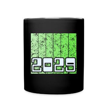 2029 - Tasse einfarbig - Schwarz - Vorne