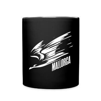 Mallorca Sturzflug Tiefflieger Möwe Urlaub T-Shirt - Tasse einfarbig - Schwarz - Vorne