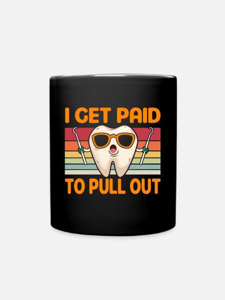 Fée des dents humoristique sort Art - Mug uni - noir