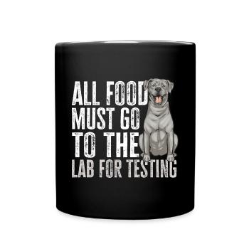 Silver Labrador Retriever Silver Lab - Mug uni - noir - Devant