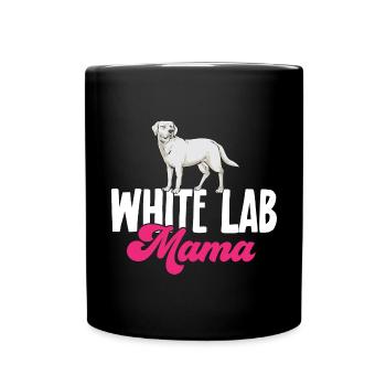 Labrador Retriever blanc Labrador Labrador blanc - Mug uni - noir - Devant