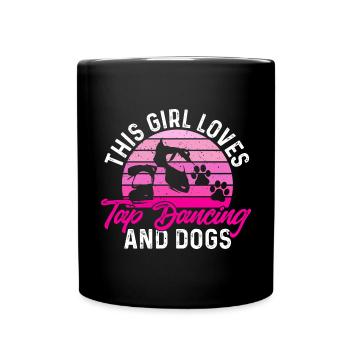 Professeur de claquettes Danseuse de claquettes Claquettes - Mug uni - noir - Devant