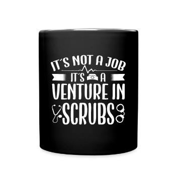 Une infirmière correctionnelle qui n’est pas un emploi Scrubs Gifts - Mug uni - noir - Devant