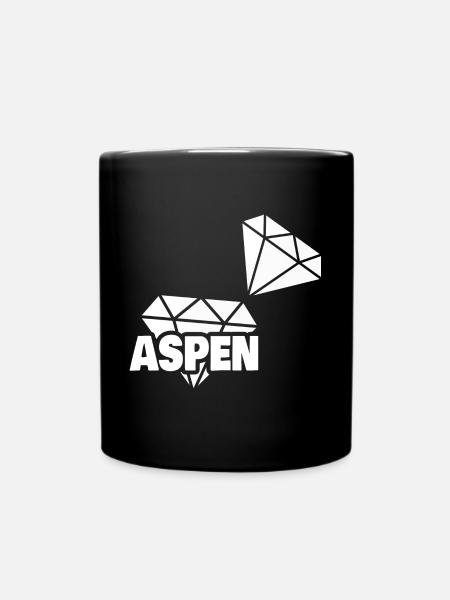 Kostbar Aspen - Tasse einfarbig - Schwarz