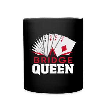 Cadeau pour le jeu de cartes Bridge - Mug uni - noir - Devant