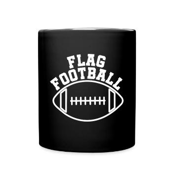 FLAG FOOTBALL – For real flag football fans - Full Colour Mug - black - Front