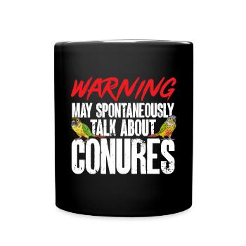 Molina Parakeet Parrot Bird Parakeet - Full Colour Mug - black - Front