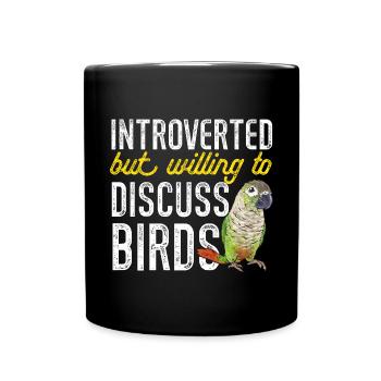 Molina Parakeet Parrot Bird Parakeet - Full Colour Mug - black - Front