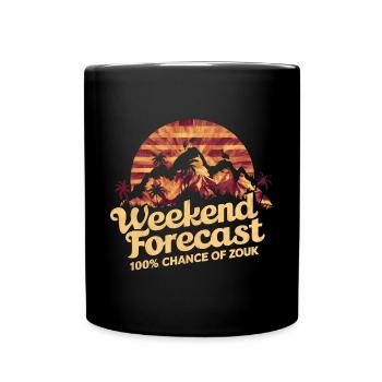 Zouk-Tanz-Geschenk - Tasse einfarbig - Schwarz - Vorne