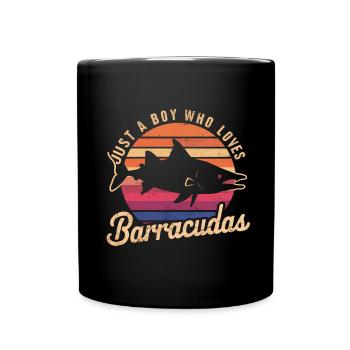 Cadeau pour Barracuda Fish Lover - Mug uni - noir - Devant
