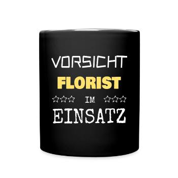florist - Full Colour Mug - black - Front