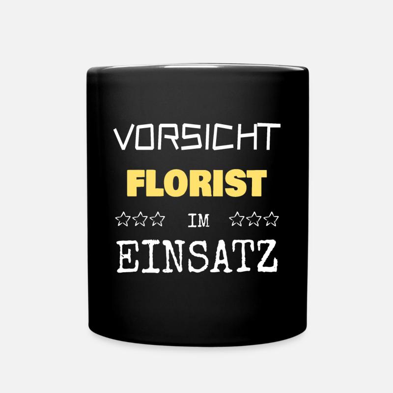 Florist - Tasse einfarbig - Schwarz