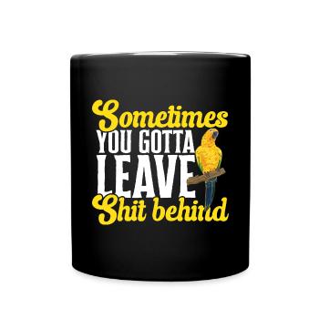 Parakeet, Parrot, Parakeet, Bird - Full Colour Mug - black - Front