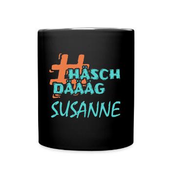 Susanne - Tasse einfarbig - Schwarz - Vorne