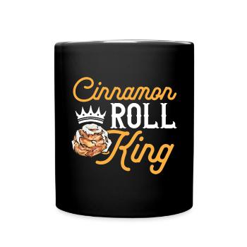 Cinnamon roll - Full Colour Mug - black - Front