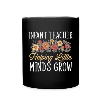 Enseignante de maternelle Éducatrice de centre de garde - Mug uni - noir - Devant