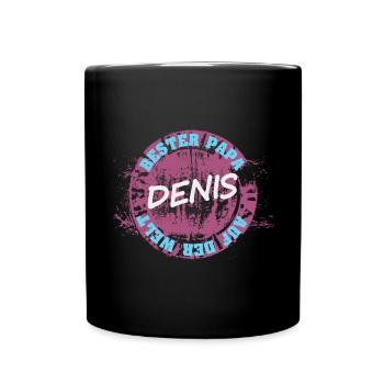 Denis - Mug uni - noir - Devant