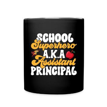 Directeur adjoint - Mug uni - noir - Devant