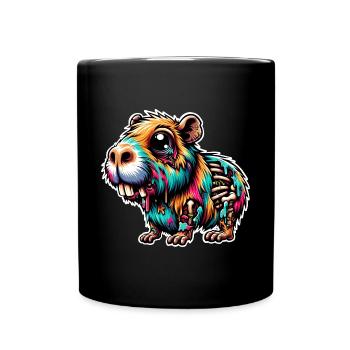 Capybara Zombie Monstre - Mug uni - noir - Devant