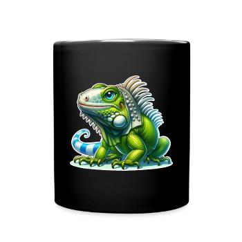 Iguana - Full Colour Mug - black - Front