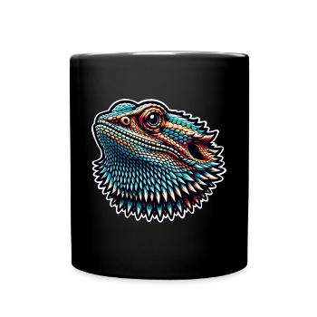 Bartagame Bartagamen Bearded Dragon - Full Colour Mug - black - Front