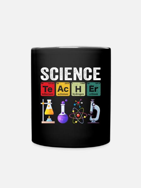 Professeur de sciences Chimie Biologie Professeur de physique - Mug uni - noir