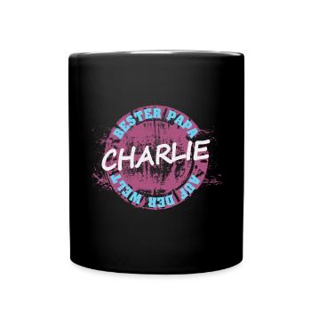 Gift for Charlie - Full Colour Mug - black - Front