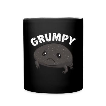 Schwarzer Regenfrosch Breviceps Fuscus Frosch - Tasse einfarbig - Schwarz - Vorne