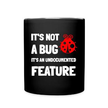 Informatik Informatiker Witz lustiger Spruch Coder - Tasse einfarbig - Schwarz - Vorne