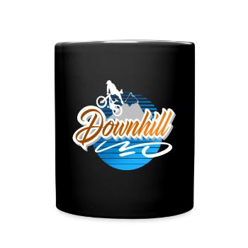 Downhill - Full Colour Mug - black - Front