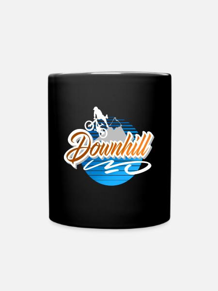 Downhill - Tasse einfarbig - Schwarz