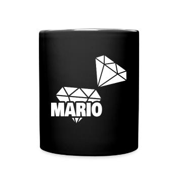 Gift for Mario - Full Colour Mug - black - Front