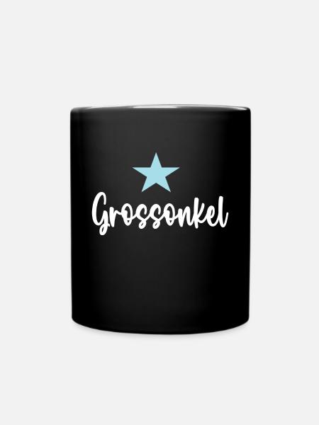 Großonkel Gross Onkel Bruder Jungen Grossonkel - Tasse einfarbig - Schwarz