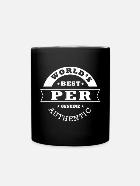 Per, per - Mug uni - noir