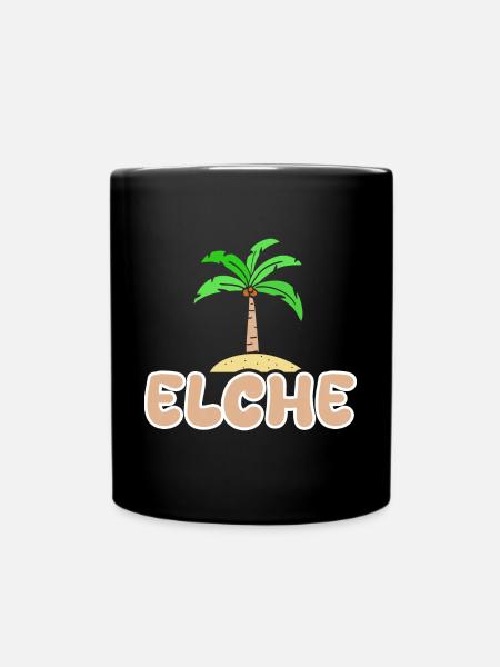 Elche Elche - Tasse einfarbig - Schwarz