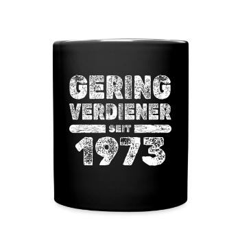 Personnes à faible revenu en 1973 - Mug uni - noir - Devant