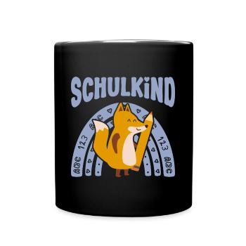 Schulkind 2026 - Erstklässler Einschulung - Süßer - Tasse einfarbig - Schwarz - Vorne
