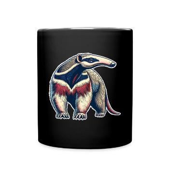 Anteater - Full Colour Mug - black - Front