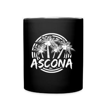 Ascona as a holiday - Full Colour Mug - black - Front