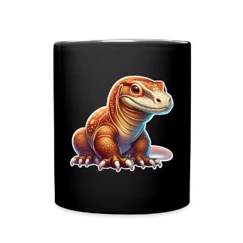 Komodo Dragon - Tasse einfarbig - Schwarz - Vorne