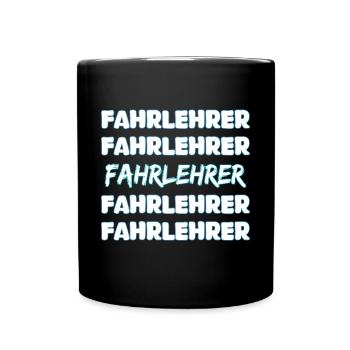 Job Driving Instructor - Full Colour Mug - black - Front