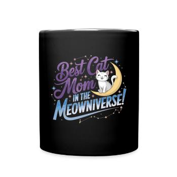 Meilleure maman chat de tout le Miauversum ! - Mug uni - noir - Devant