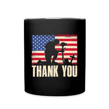 Thank you - Full Colour Mug - black - Front