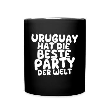 Uruguay - Tasse einfarbig - Schwarz - Vorne