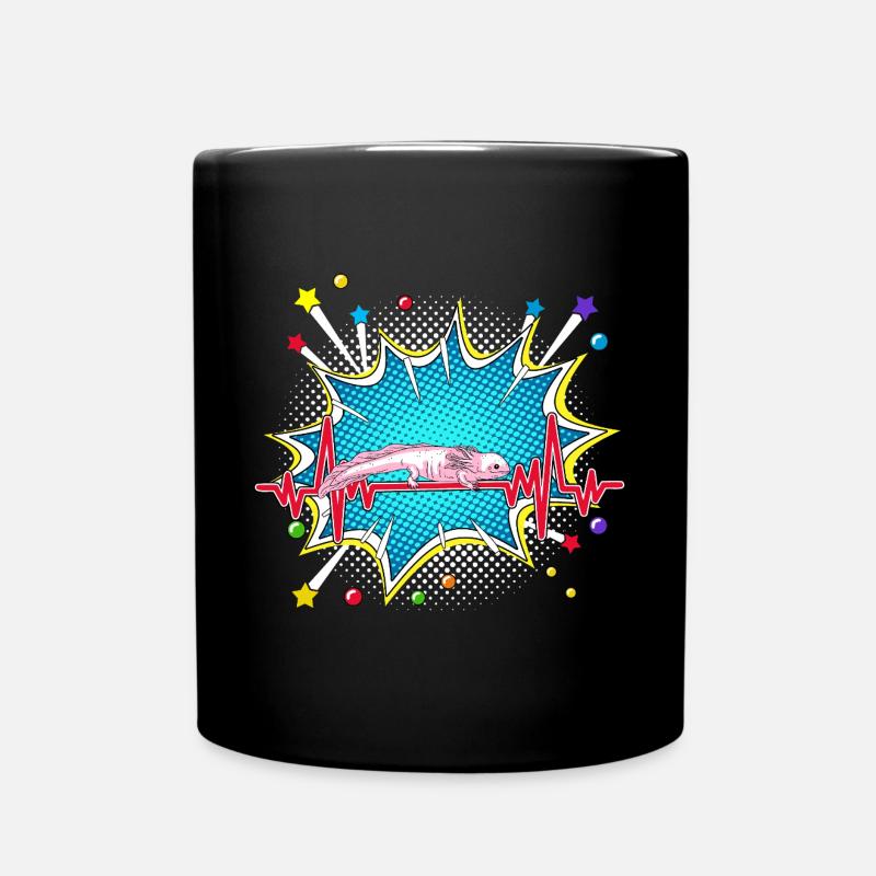 Zahnarzt Pop Art Comic Retro Herzschlag - Tasse einfarbig - Schwarz